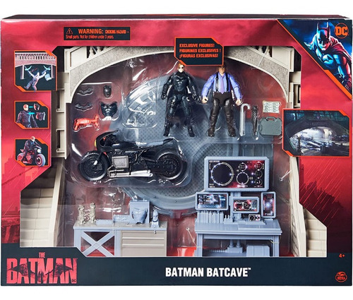 Batman Set De Juego Baticueva Baticiclo  Y Figuras Colección