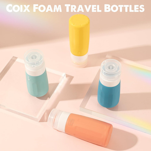 Paquete De 18 Botellas De Viaje A Prueba De Fugas