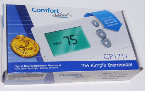 Termostato Digital Comfort Stat. Cp1717