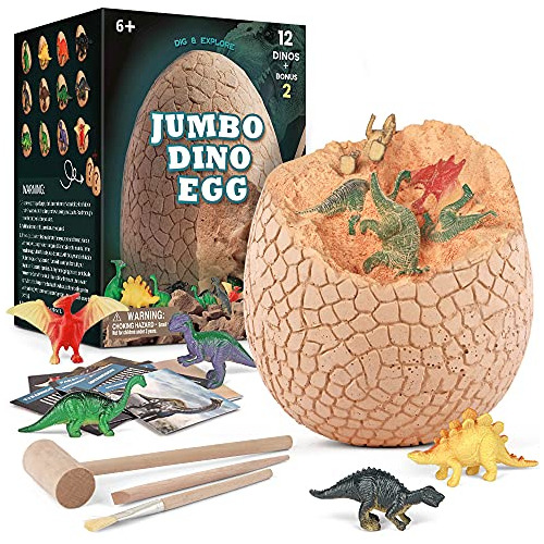 Shellkingdom Dinosaurio 3d Fosil Egg Digging Kit, Bplvt