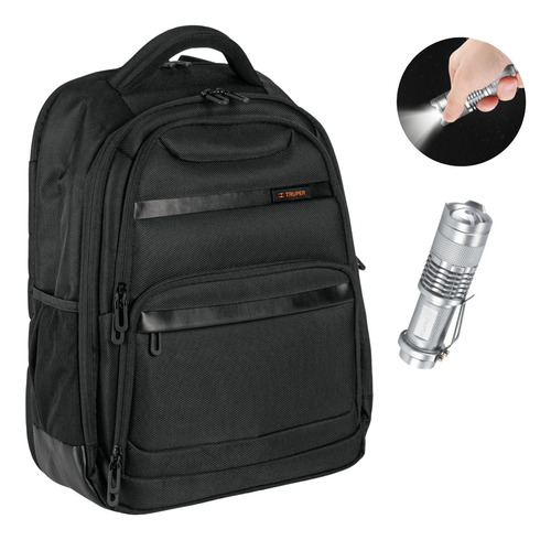 Kit Camping Mochila Linterna De Mano Led 40lm Truper