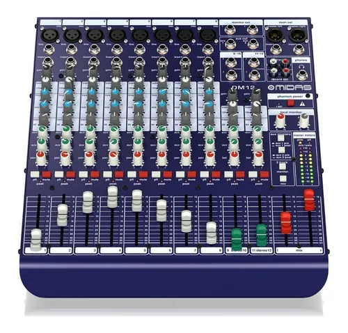 Mixer Consola Analógico 12 Canales Midas Dm12 8 Preamp Cuo
