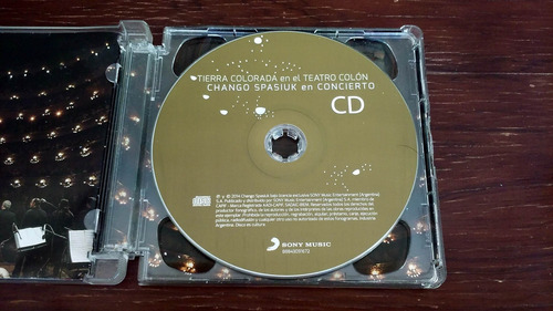 Chango Spasiuk - Tierra Colorada Teatro Colon Vivo Cd + Dvd Estándar