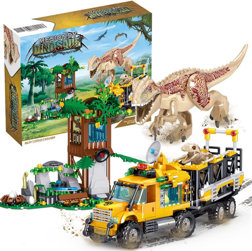 Juego De Bloques De Construcción De Dinosaurios Mesiondy, Ju