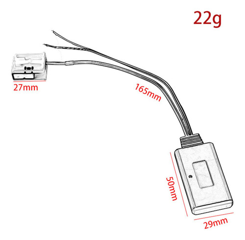 Th Adaptador De Conector De Cable Aux En Módulo Bluetooth