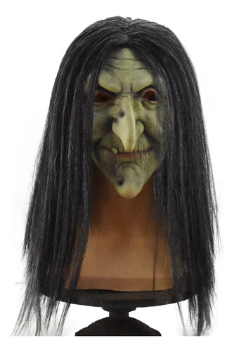 Mascara De Halloween De Terror Latex Bruja Caperucita
