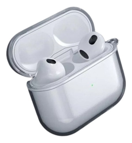 Case Estuche Funda Compatible @ AirPods 3 2021 Transparente