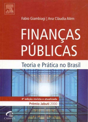 Livro Finanças Públicas - 4ªed