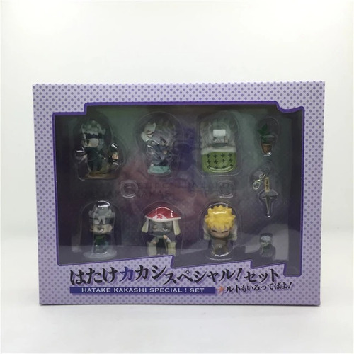 Imagen 3 de 3 de Set Figuritas Petit Kakashi Hatake + Naruto ( + Accesorios)
