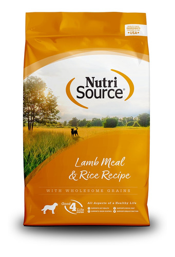 Nutri Source Lamb & Rice 30lb Alimento Para Perros D Cordero