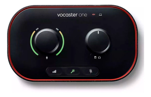 Interfaz Para Podcast Streaming Focusrite Vocaster One 