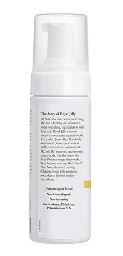 Imagen 2 de 5 de Espuma De Limpieza Burt's Bees Skin Nourishment 142 Ml