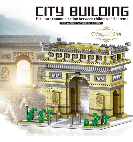 Torre De Grúa Amarilla Lz-8003, 8,5 X 8,5 Cm, Lz Micro