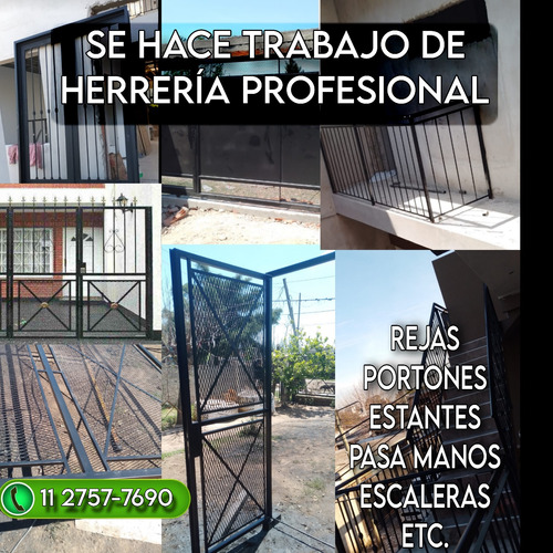 Herrería Profesional. (todo Tipo De Herrería A Medidas).