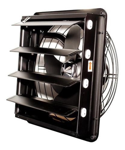 Imagen 4 de 6 de Extractor De Aire 14 Pulgadas Negro Mate Triton 14 Masterfan