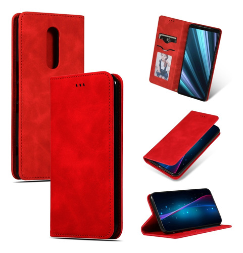 Funda De Poliuretano Magnética Retro Skin Feel Para Sony Xpe