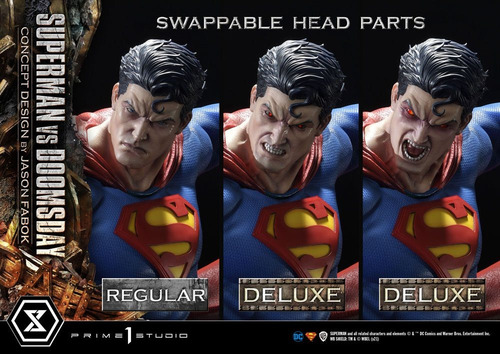 Estatua Prime 1 Studio Dc: Superman Vs Doomsday