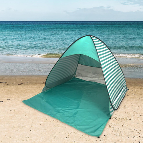 Tienda De Campaña De Playa De Fácil Instalación Rayas L