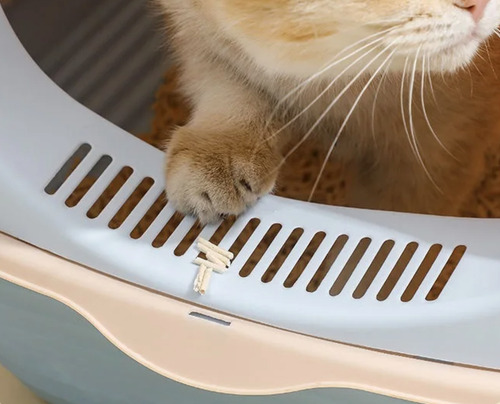 Arenero Cúpula Desmontable Anti-hongos Caja Arena Para Gatos