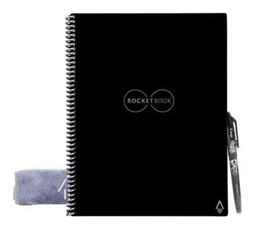  Rocketbook Everlast punteadas 999 materias unidad x 1 color negro