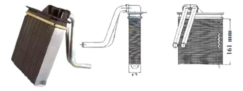 Radiador Calefaccion Volkswagen Gol Power 2010 2011 2012