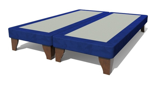 Base Cama Europea 2 Plazas Dividida Box 150x200