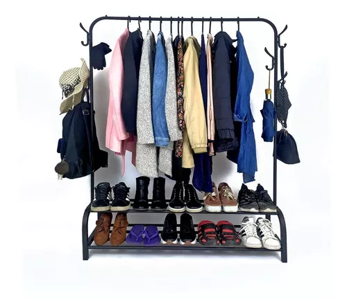 Perchero de pie negro - kitcloset-19300 - Percheros - Muebles Kit Closet -  Muebles - de Kit Closet 