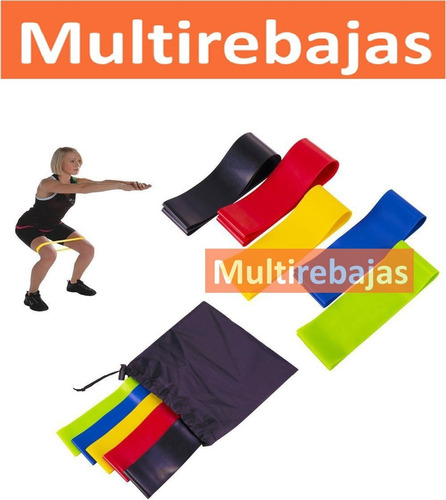 Bandas De Resistencias Elasticas Piernas Pilates Yoga