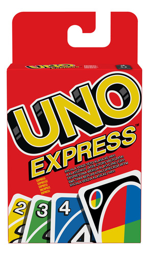 Juego De Mesa Familiar Uno Express De 2 A 4 Jugadores