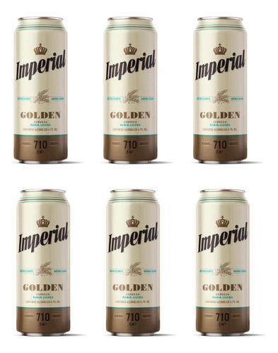 Cerveza Imperial Golden Lata X 710