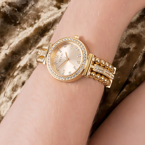 Reloj Marca Guess Para Mujer Color Dorado