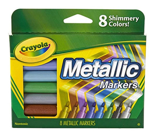 Marcadores Metálicos Crayola, 8 Contenidos,paquete 10,