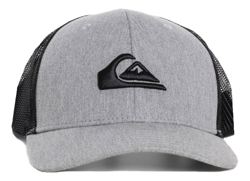 Gorra Quiksilver Lifestyle Unisex Grounder Gris-negro Blw