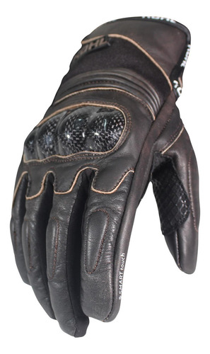 Guantes Vel Kohl Cafe Kohl-205 Textil/piel Ventilado Talla M