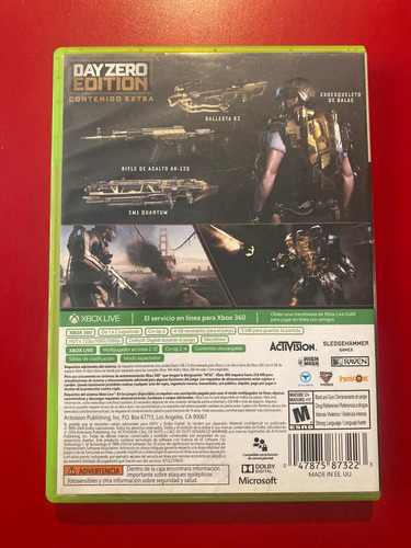Call Of Duty Advance Warfare Xbox 360 Oldskull Games (Usado)