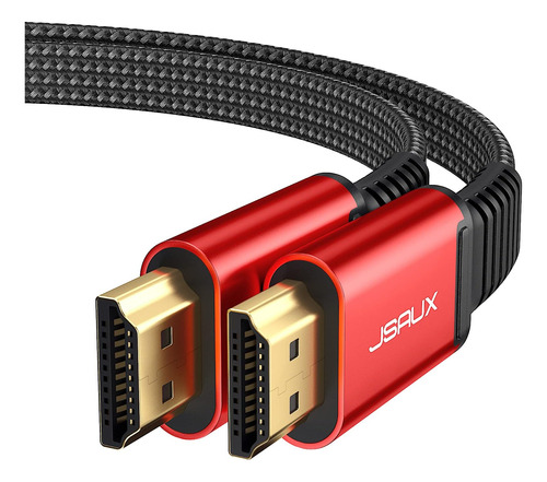 Jsaux Cable Hdmi 4k De 10 Pies, Plano Y Delgado Hdmi 2.0 Vel