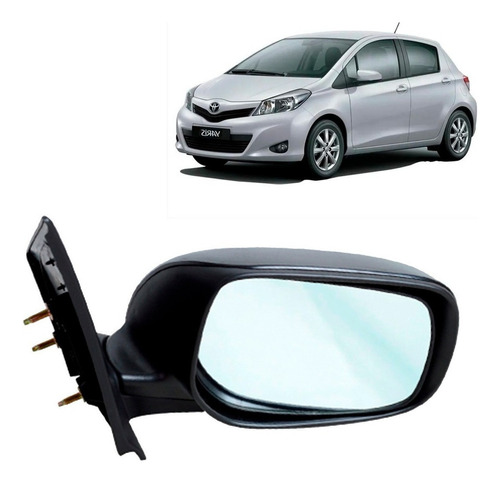 Espejo Ext Eléctrico Der Neg Para Toyota Yaris 2006 2013