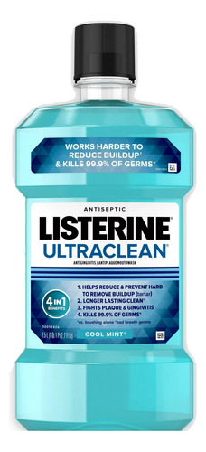 Enjuague Bucal Listerine Ultraclean P/gingivitis; 1.5 L