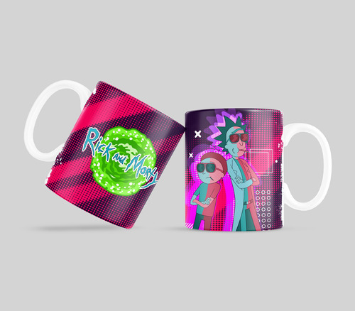 Taza Premium Rick And Morty Cerámica Varios Modelos