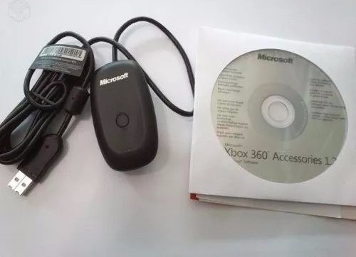Receiver Controle Wireless Xbox360 P/ Pc Original Microsoft