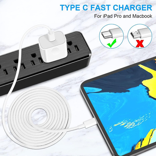 Cable Cargador Usb C 1mt Carga Rápida Para iPhone 15 Series