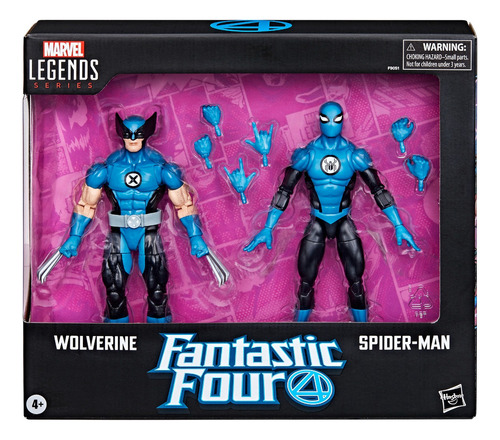 Marvel Legends Series Wolverine Y Spider-man Hasbro