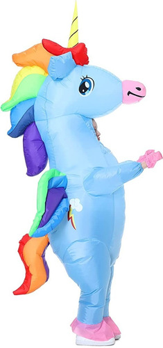 Disfraz Unicornio Inflable - Niñas - Entrega Inmediata