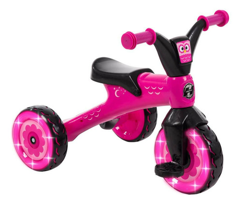 Huffy We Make Fun Triciclo Equilibrio Rosa Luz Led Ruedas