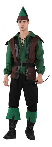 Disfraz De Robin Hood, Cazador De Arqueros Medievales Para N