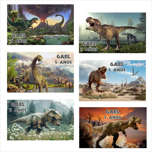 Dinosaurios Jurassic Park Rompecabezas Imantados Souvenirs