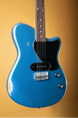 Guitarra Aroutine Oilbird Pelham Blue Con Matching Headstock