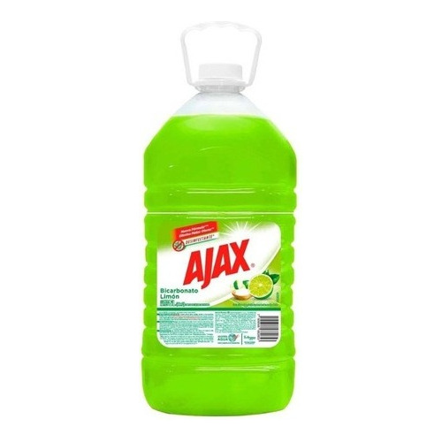 Limpiador Liquido Multiusos Ajax De Bicarbonato Limon De 5l