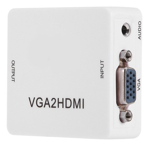 Convertidor Mini Vga A Hdmi, 1080p, Vga2/hdmi, Adaptador Par