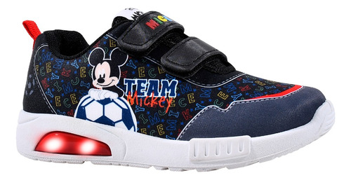Zapatillas Disney Mickey Mouse Con Luces Footy Linea Pop